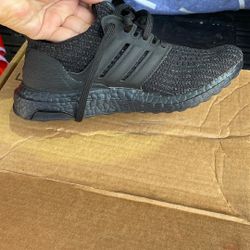 Adidas All Black Ultra Boost Size 5