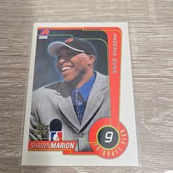 1999-00 Topps ‘99 Draft Picks Card #120 Shawn Marion #9 Pick Phoenix Suns
