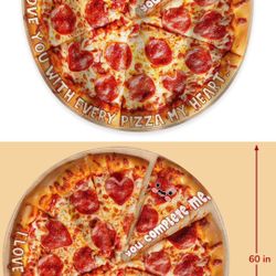 60in Pizza Throw Blanket 