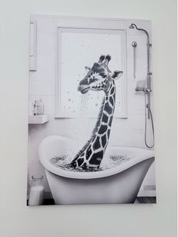 Giraffe Bathroom Decor