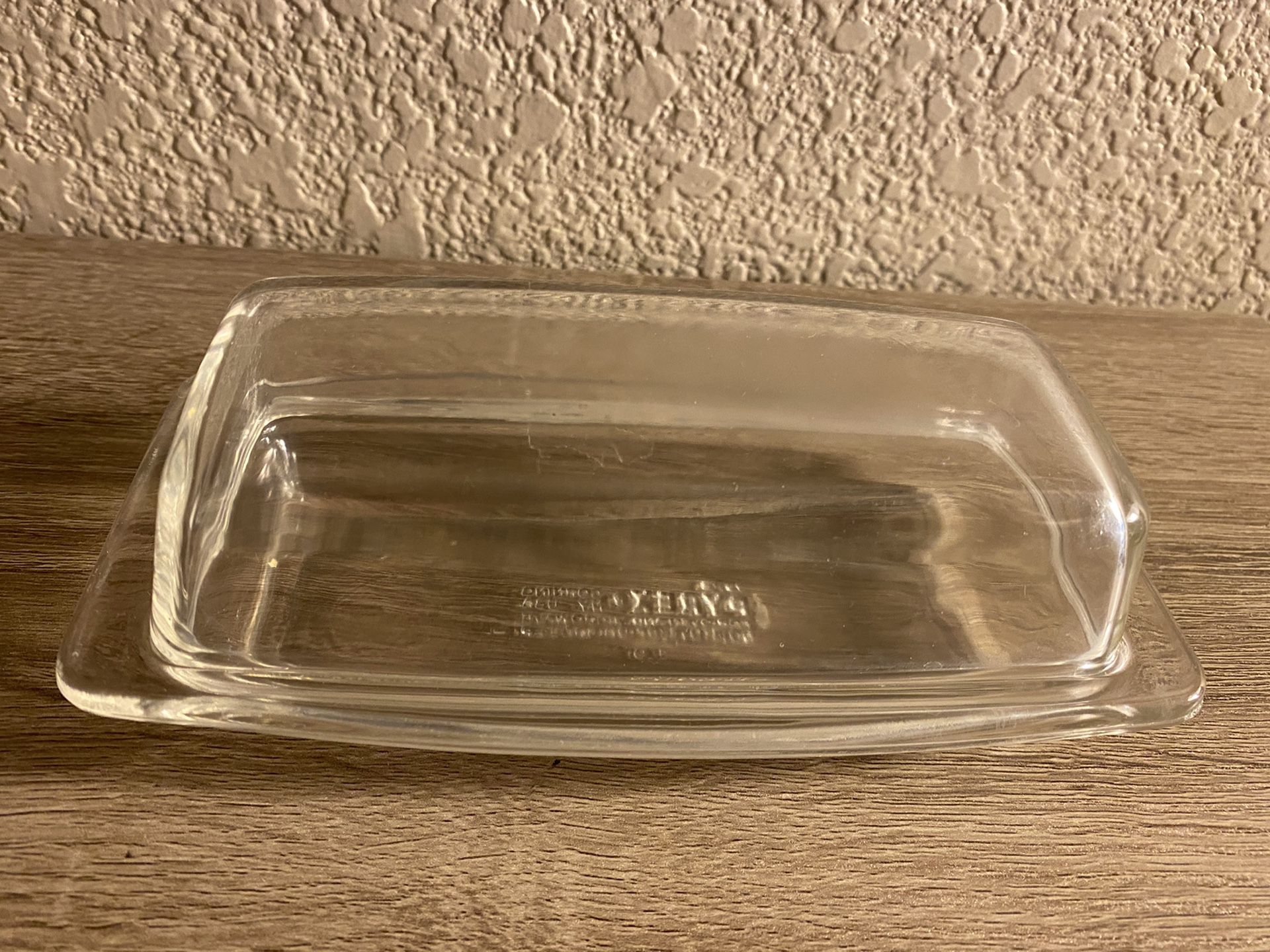 Vintage Glass Pyrex butter dome