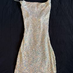 Sparkly White Dress