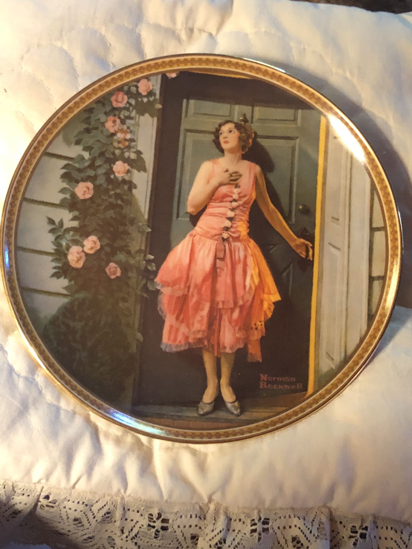 Rockwell Rediscovered Women Series Plates 