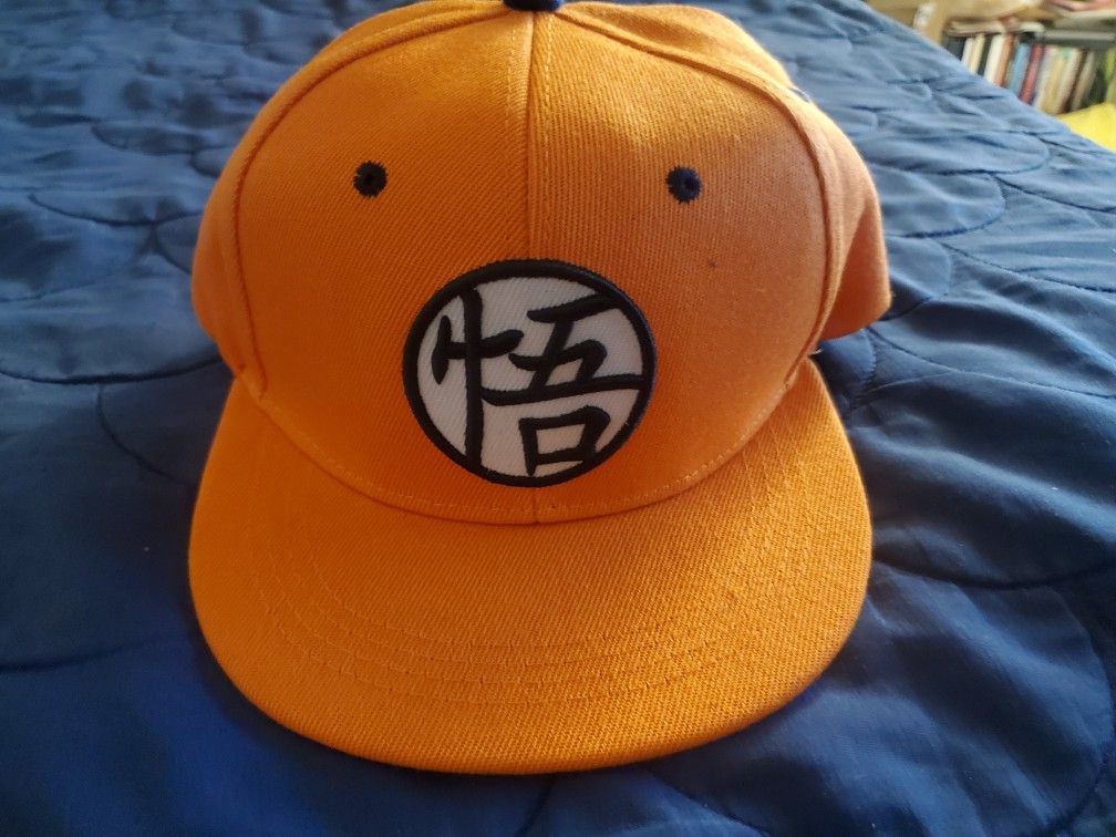 DragonBall Z Orange Flat Brim Hat DBZ