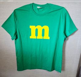 NEW! Green m&m Tshirt, Size XL