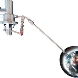 304 Stainless Steel Balanced Float Ball Valve, Tank Mount, 100 Psi, 1 inch NPT Male