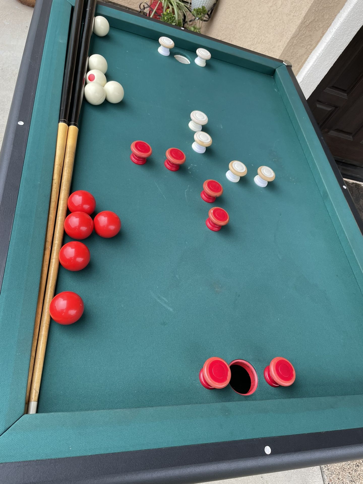 Bumper Pool Table ( 1 Pool Only)  & Air Hockey