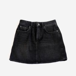 BDG Black Denim Skirt 