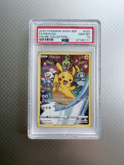 PSA 10 Pikachu SWSH020 Figure Collection Full Art