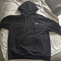 Large ALO hoodie black no zipper