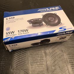 Alpine pack of 2 car stereo speakers x2