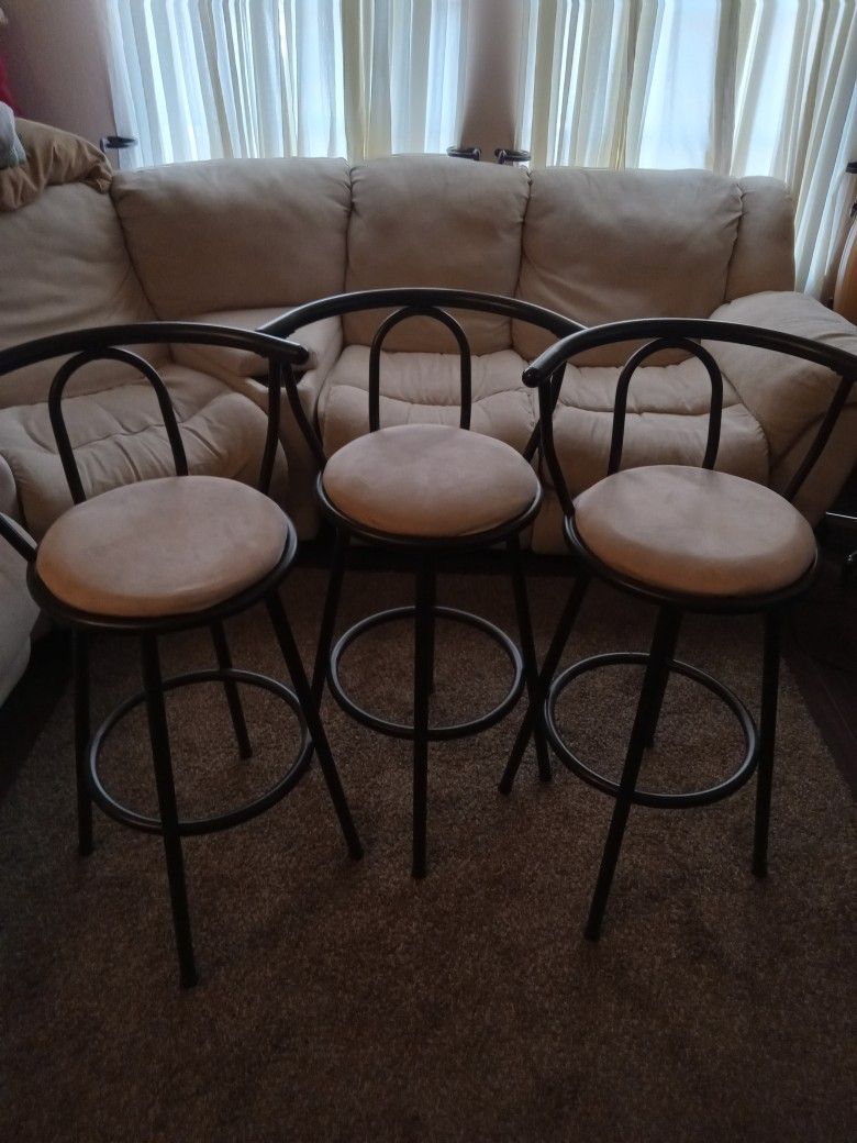 Tall Bar Stools (3)