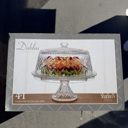 Dublin Crystal cake dome 