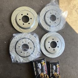 slotted Rotores&brakes