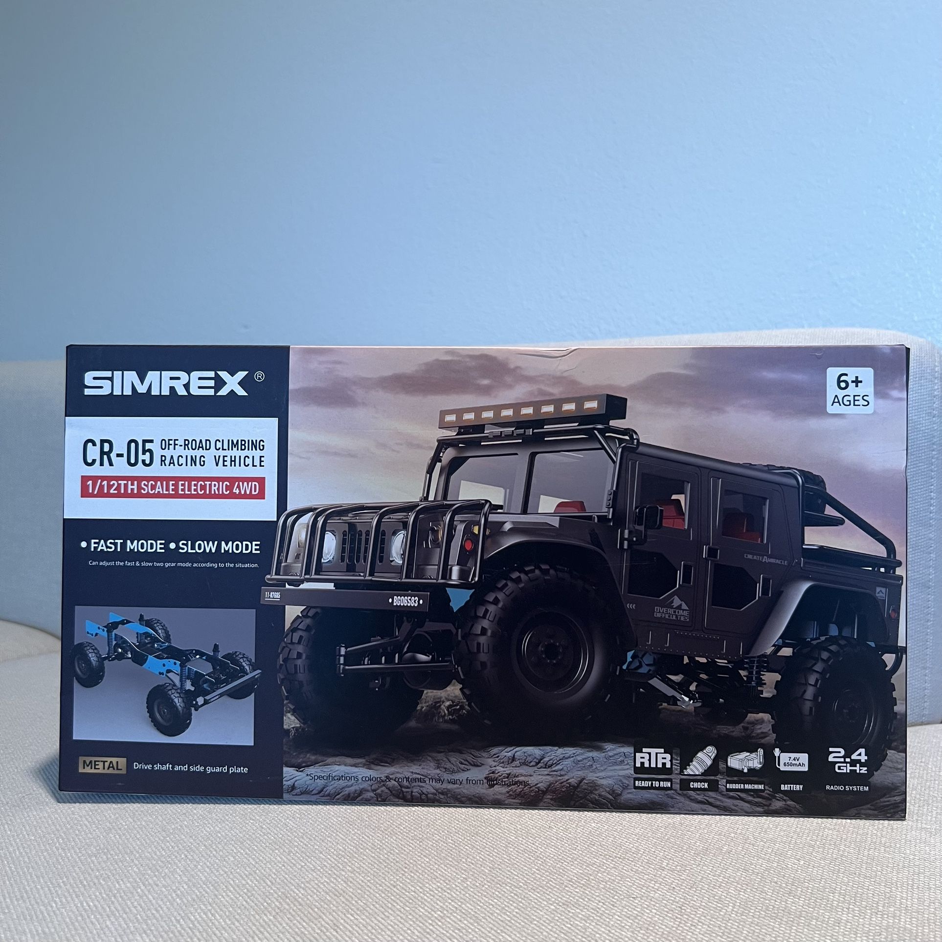 High speed remote controlled off-road Simrex RC Truck