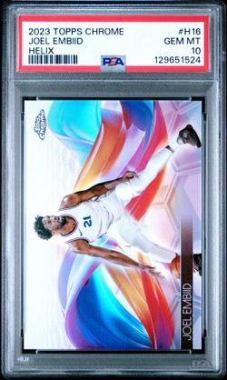 2023 TOPPS CHROME HELIXJOEL EMBIID H16