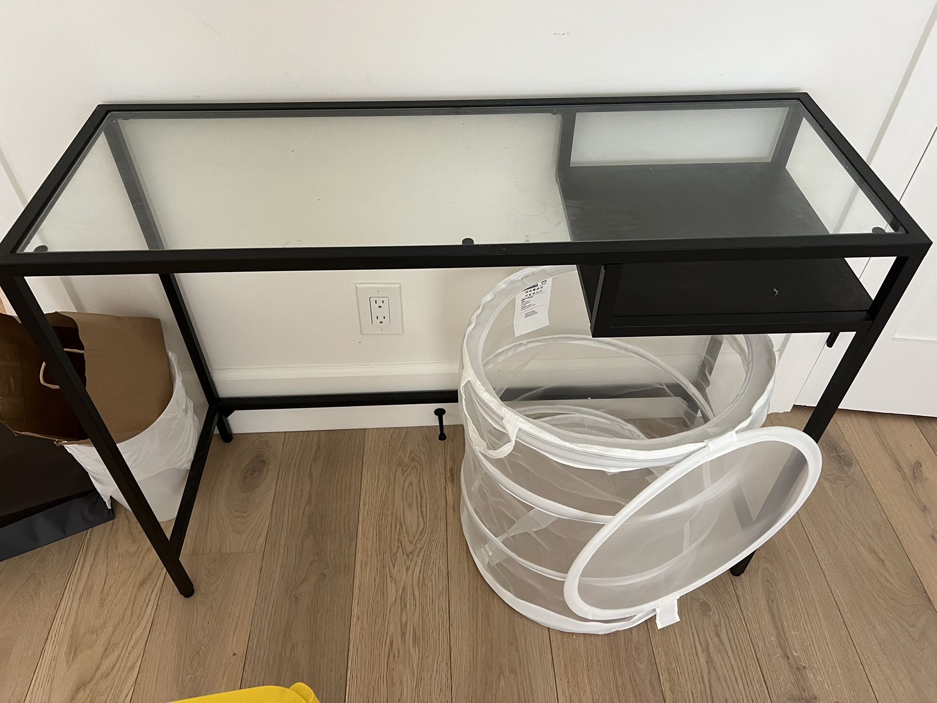 Glass/ Metal Desk