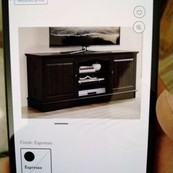 60" Media Storage Wood Tv Console