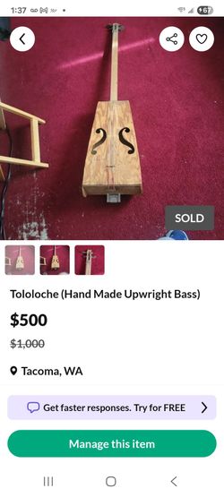 Tololoche (Hand Made Upwright Bass)