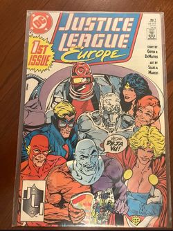1989 Justice League Europe #1 Comic Book