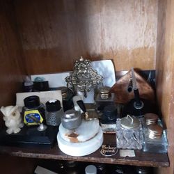 Vintage And Antique Pen Holders And Ink Wells