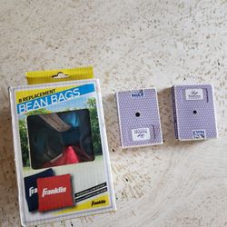 BEAN BAG Cornhole Sack Toss BagsToss Corn Hole Franklin 8 Replacement Bags Balls  Board Game Lawn Games Boardgame Gaming Playing Cards