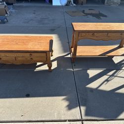 End Table And Coffee Table