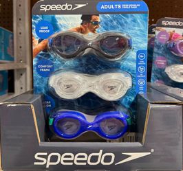 Speedo Adult Swimming Goggles 3 pack