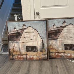 Two Farmhouse Pictures