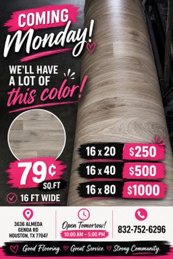 16ft wide vinyl roll