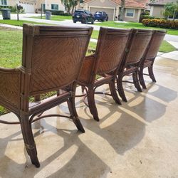 Bamboo And Wicker Chairs