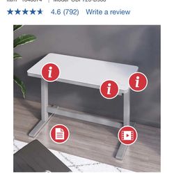 Gently Used Adjustable Standing Desk