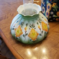 Antique Glass Lamp Shade