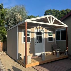 Fancy New Shed With a Porch $4000 Installed Price Storage Casita Office 
