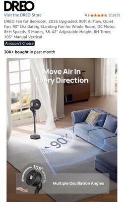 Dreo fan new