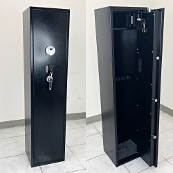$199 (New) Large biometric safe fingerprint w/ lock box quick access, 14x12x57”, weight 100 lbs