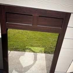 Two Nice Large Cocobala Brown Mirrors! 45.5”H x 31.75”W