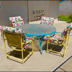 Spring Patio Set (chairs Included)