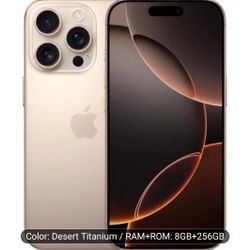 Iphone 16 256GB DESSERT TITANIUM 