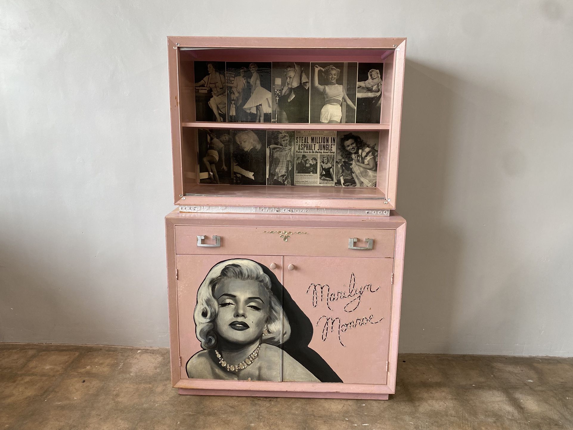Marilyn Monroe Cabinet and Bookshelf 