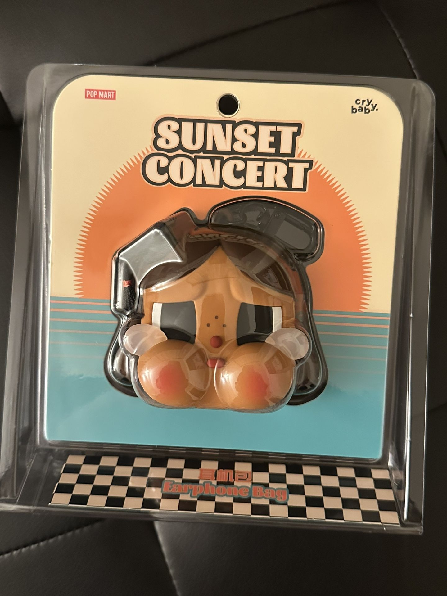 Popmart Crybaby Sunset Concert Series Earphone Case