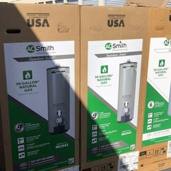 New 50 gal Natural Gas Water Heater (includes installation)