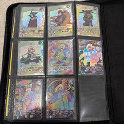 Anime Card Lot – 2x Sealed Naruto Booster Boxes + Naruto & Ultraman Foil Binder Pages