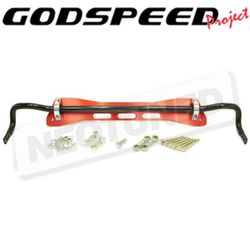 GODSPEED SB-060-RED-C REAR SWAY BAR & SUBFRAME BRACE KIT (RED) FOR Honda Del Sol 93-97 (All Models)