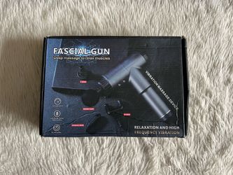 Fascial Gun Muscle Relaxation Massager, 6 Speed Physiotherapy Vibrating Device