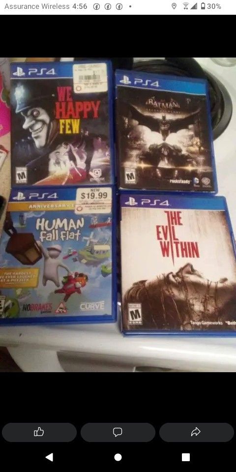 4 PS4 Games