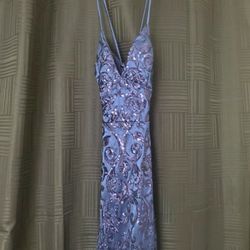 Navy Blue Prom Dress