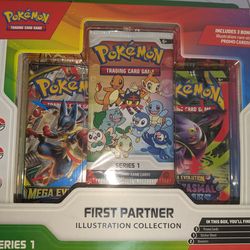 Pokemon 30th anniversary first partner illustration collection