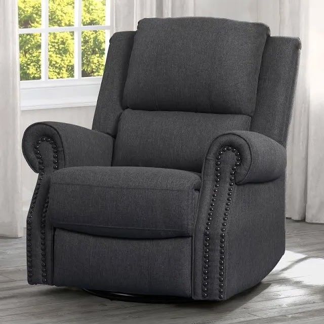 Delta Children Dylan Nursery Recliner Glider Swivel Chair