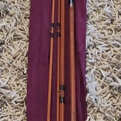 Ed M Hunter Approved Signed 3 Piece Fly Fishing Rod / Pole With Sock - Excellent Condition 